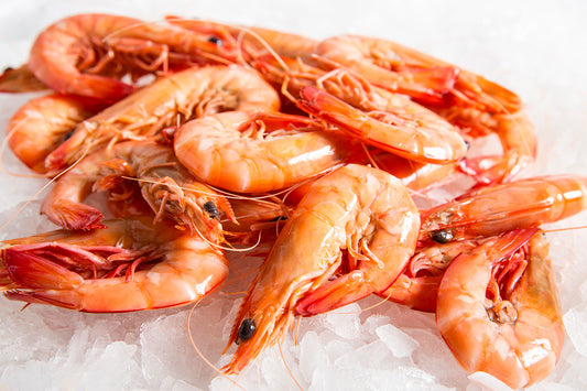 Queensland Whole Cooked Tiger Prawn 10/15 XL (3kg Box)